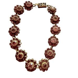 Liz Paiacios Crystal Flower Bracelet